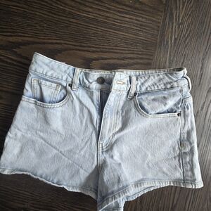Light Blue Denim Women's Shorts